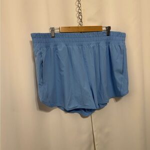 Member’s Mark Women’s Sky Blue Athletic Shorts Plus Size 3XL